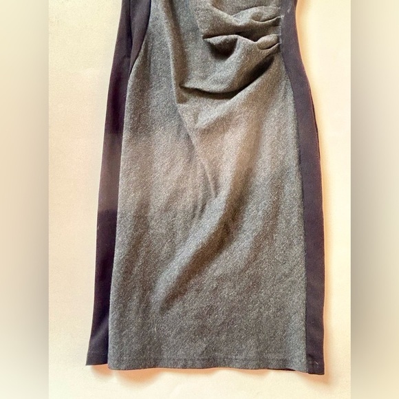 Kenneth Cole Black and Grey Fitted Sheath Dress - Picture 4 of 4